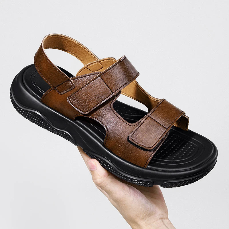 Nico & Eli™ Selure Genuine Leather Sandals