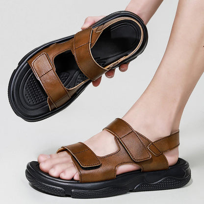 Nico & Eli™ Selure Genuine Leather Sandals
