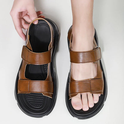 Nico & Eli™ Selure Genuine Leather Sandals