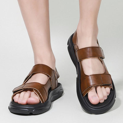 Nico & Eli™ Selure Genuine Leather Sandals