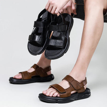 Nico & Eli™ Selure Genuine Leather Sandals