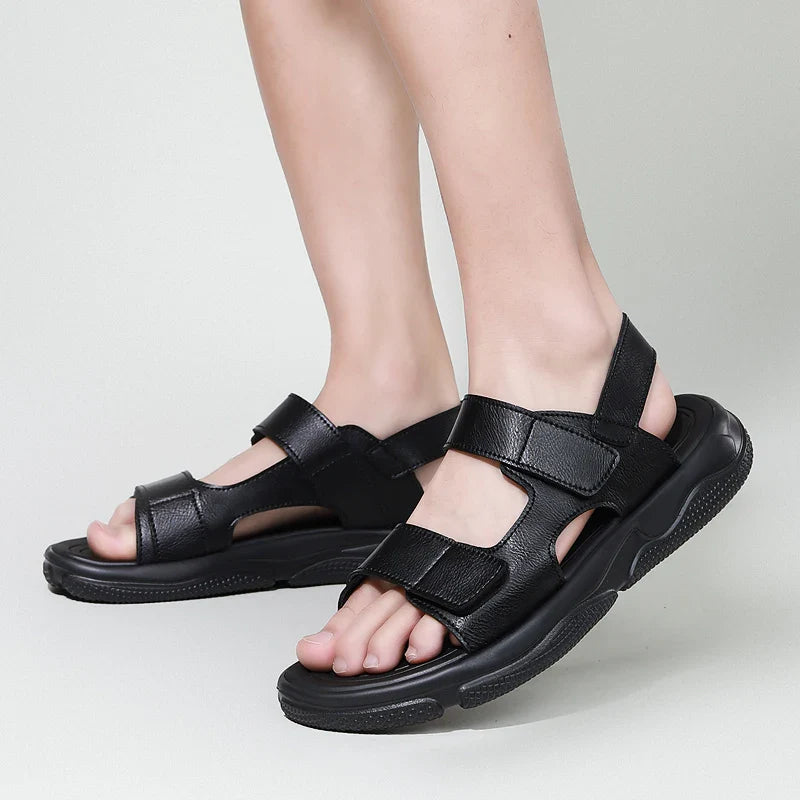 Nico & Eli™ Selure Genuine Leather Sandals