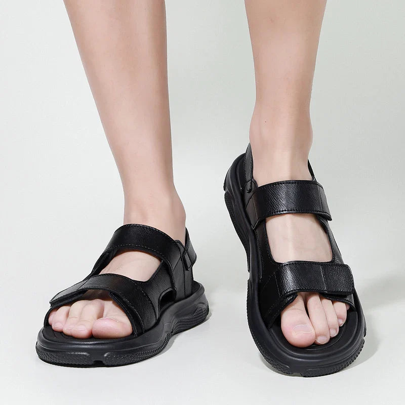 Nico & Eli™ Selure Genuine Leather Sandals