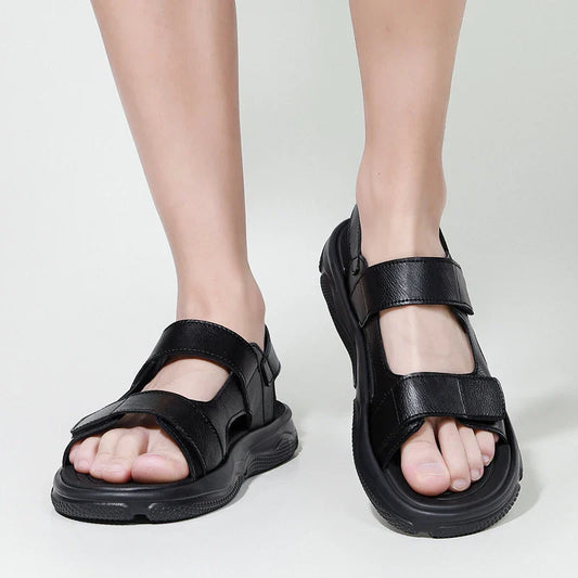 Nico & Eli™ Selure Genuine Leather Sandals